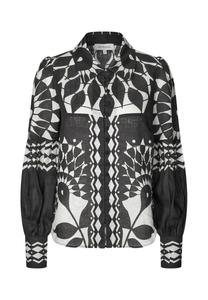 Блуза Dea Kudibal Button-down blouse, Orsenna/Black