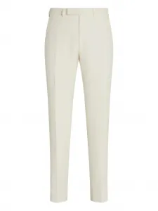 Льняные брюки Oasi Zegna, белый