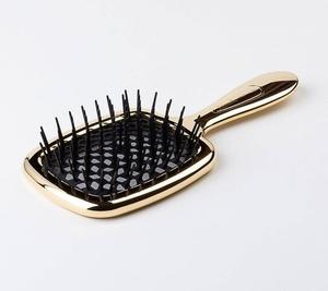 Щетка для распутывания волос золотисто-черная, AUSP230NER Janeke, Superbrush