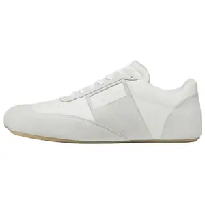 Кроссовки со шнуровкой и тиснением в виде цифр MM6 Maison Margiela, White