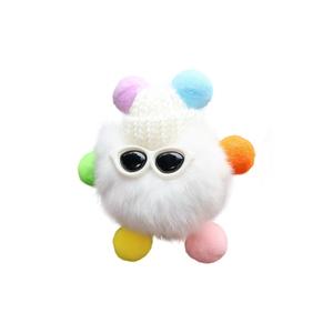 Маленький угольный шарик дофаминовый ключ-подвеска плюшевый декор высота 10см YUEMIXIONG