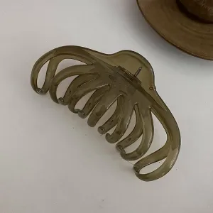 Большая акриловая заколка для волос Miniministore, цвет Khaki