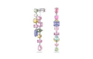 Серьги Gema для женщин разноцветные Swarovski, мультиколор