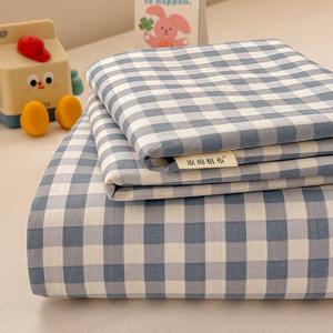 Yalu Простыня из грубого хлопка 230х240 см, утолщенная, цвет Nuan Yang - Tianlan Ge