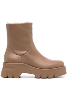 Gianvito Rossi ботинки Montey, коричневый