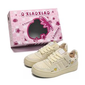 Circle small Женские легкие устойчивые к истиранию скейтерские кроссовки низкие кремово-желтые, цвет Cream Yellow