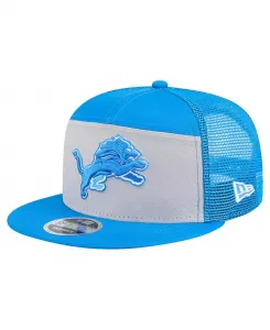 Мужская серо-синяя бейсболка Detroit Lions Outdoor Split Panel 9FIFTY New Era