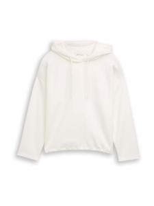 TOM TAILOR DENIM Толстовка в белом цвете