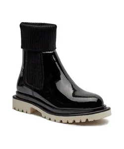 Кожаные ботильоны Marc Cain, черный