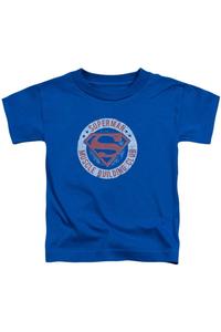 Футболка с коротким рукавом Superman Muscle Club для малышей Gildan, синий