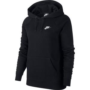 Hooded sweatshirt w nsw essntl flc po hoodie Nike, черный