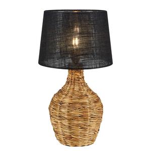 Настольная лампа Markslöjd Paglia, джут / ротанг - 1-световой - черный / коричневый
