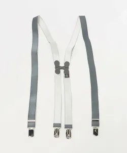 Узкие прочные подтяжки United Arrows, цвет Dk.Gray