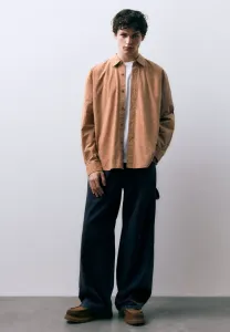 Клетчатая рубашка Pull&Bear, Orange