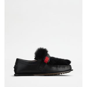 Лоферы из кожи TOD's, черный