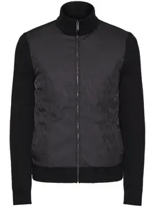 Шерстяная куртка с узором Toile Iconographe VALENTINO GARAVANI, черный