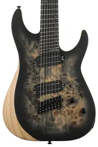 Schecter Reaper-7 Multiscale - Атласный угольный берст