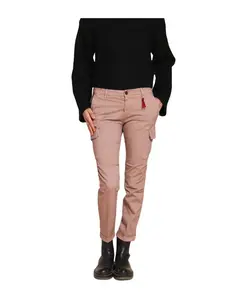 Узкие атласные брюки-карго Mason'S, розовый