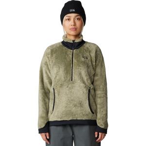 Полартек высоковорсовый пуловер Mountain Hardwear, зеленый