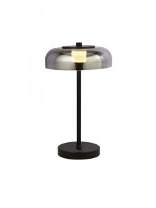 Licht-Erlebnisse Настольная лампа, класс энергоэффективности G, размеры: (Ш)23 x (Д)23 x (В)39 см, цвет: черный, дымчато-серый