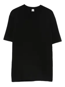 Трикотажный топ с круглым вырезом Toteme, черный