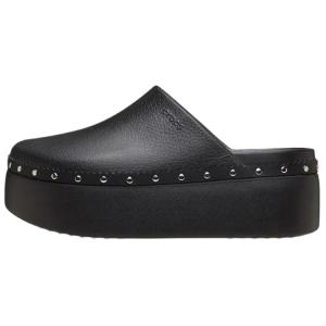 Crocs Женские тапочки Black с закрытым носком и устойчивостью к истиранию