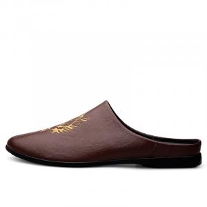 British knights Сандалии мужские коричневые с закрытым носком и противоскользящей резиновой подошвой