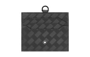 Кожаный визитник из телячьей кожи элегантный серый MONTBLANC