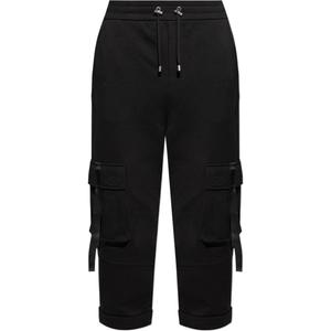 Штаны с принтом Kiss на шнурке BALMAIN, черный