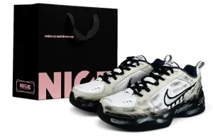 Nike Кроссовки Air Monarch 4 с износостойкой подошвой, унисекс, черные, серые, белые