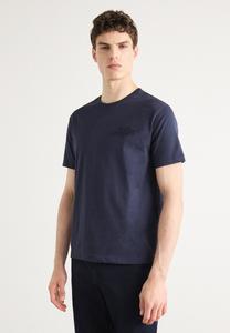 Футболка с принтом TONAL SHIELD GANT, темно-синий