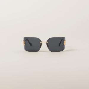 Солнцезащитные очки Aube MIU MIU, черный