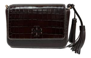 TORY BURCH Кожаная маленькая квадратная сумка через плечо