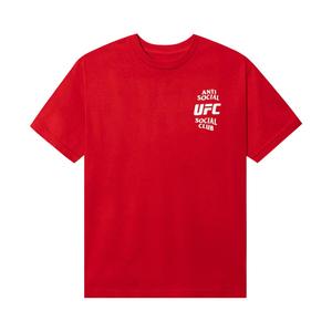 Одноименная футболка Anti Social Social Club x UFC Красная