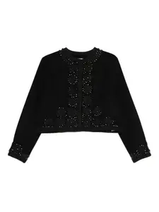 Пиджак, украшенный бисером P.A.R.O.S.H., черный