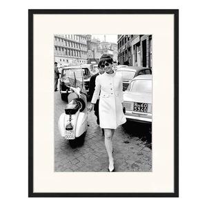 Картина Any Image Audrey in Rome, 32x42x2,6 см цвет schwarz/weiß