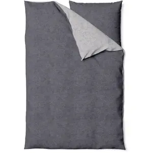 Двустороннее постельное белье SETEX «тонкая фланель», с двусторонней функцией, цвет dunkelgrau-hellgrau
