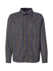 Kronstadt Рубашка на пуговицах 'Davenport' синего цвета, Regular fit