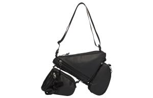 Adidas Полиамидная велосипедная сумка 3 в 1 через плечо унисекс черная, Black