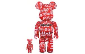 BE@RBRICK Atmos x Coca-Cola Clear/Red