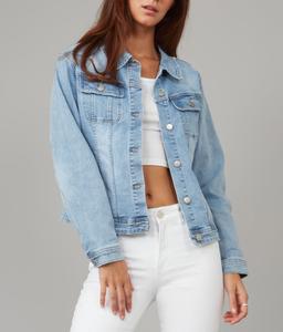 Женская классическая джинсовая куртка GABRIELLA-SBS Lola Jeans, цвет stone blue skyline