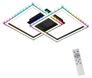 Светодиодный потолочный светильник Nettlife Bradshaw, черный - металл - 45 x 7 x 45 см