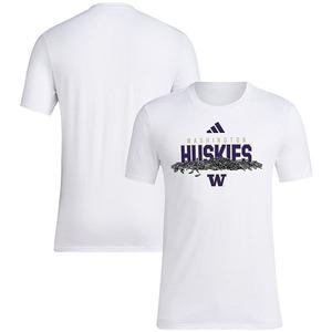 Мужская футболка adidas white washington huskies baseball sunflower seeds Unbranded