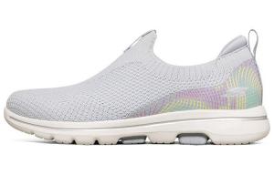 Кроссовки Go Walk 5 Lifestyle женские с низким верхом серые/белые/желтые/розовые/зеленые Skechers