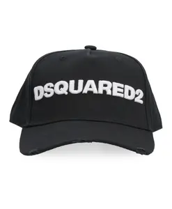 Бейсболка с вышивкой Dsquared2, черный
