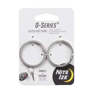 Кольцо для ключей с защёлкой O-Series Nite Ize, Stainless