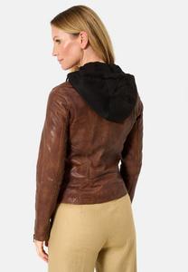 Кожаная куртка DALIA Ricano, коричневый