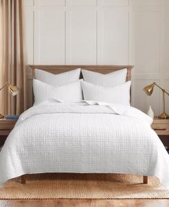 Комплект постельного белья Melange Stitch, 2 предмета, размер Twin/Twin XL Levtex, White