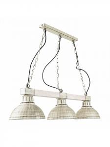 Licht-Erlebnisse Подвесной светильник (Ш)21 x (Д)72 x (В)27 см из состаренного белого дерева