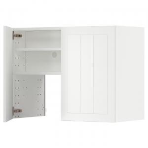 Верхний модуль extr hood w shlf/door, white/Stensund white, 80x60 cm, Metod IKEA